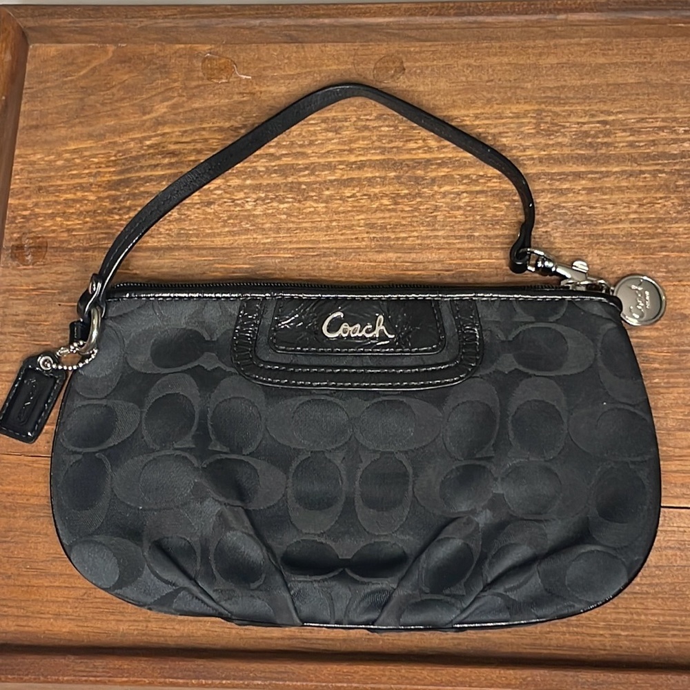 Classic “C” Coach Wristlet/Purse